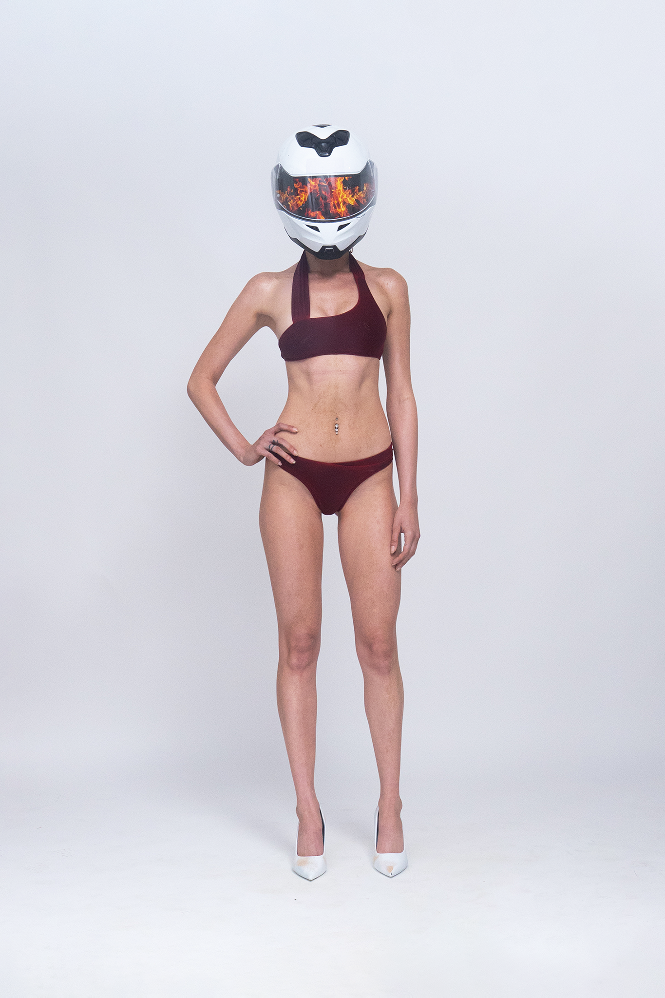 Washed Linda Bikini Top