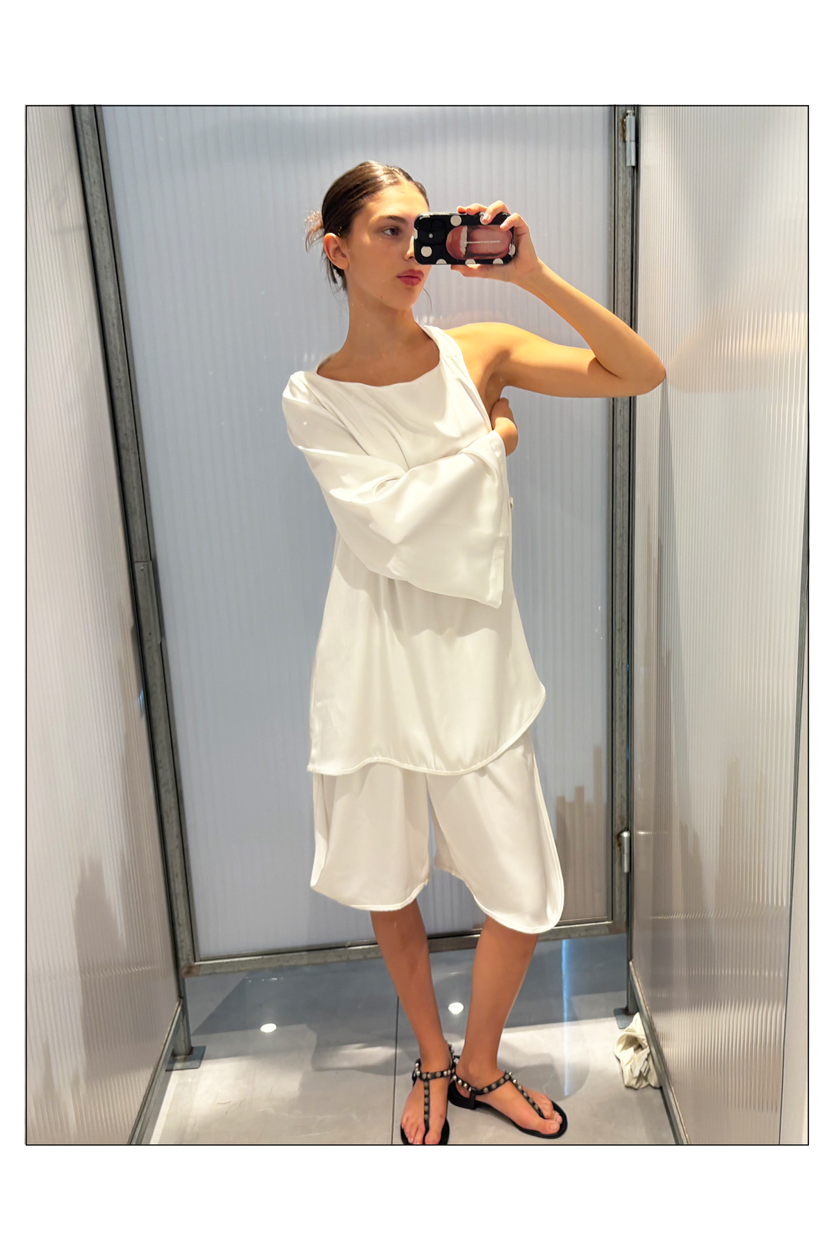 ROBBIE TOP SATIN
