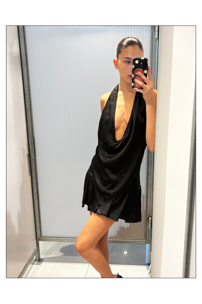 SERENA DRESS SATIN