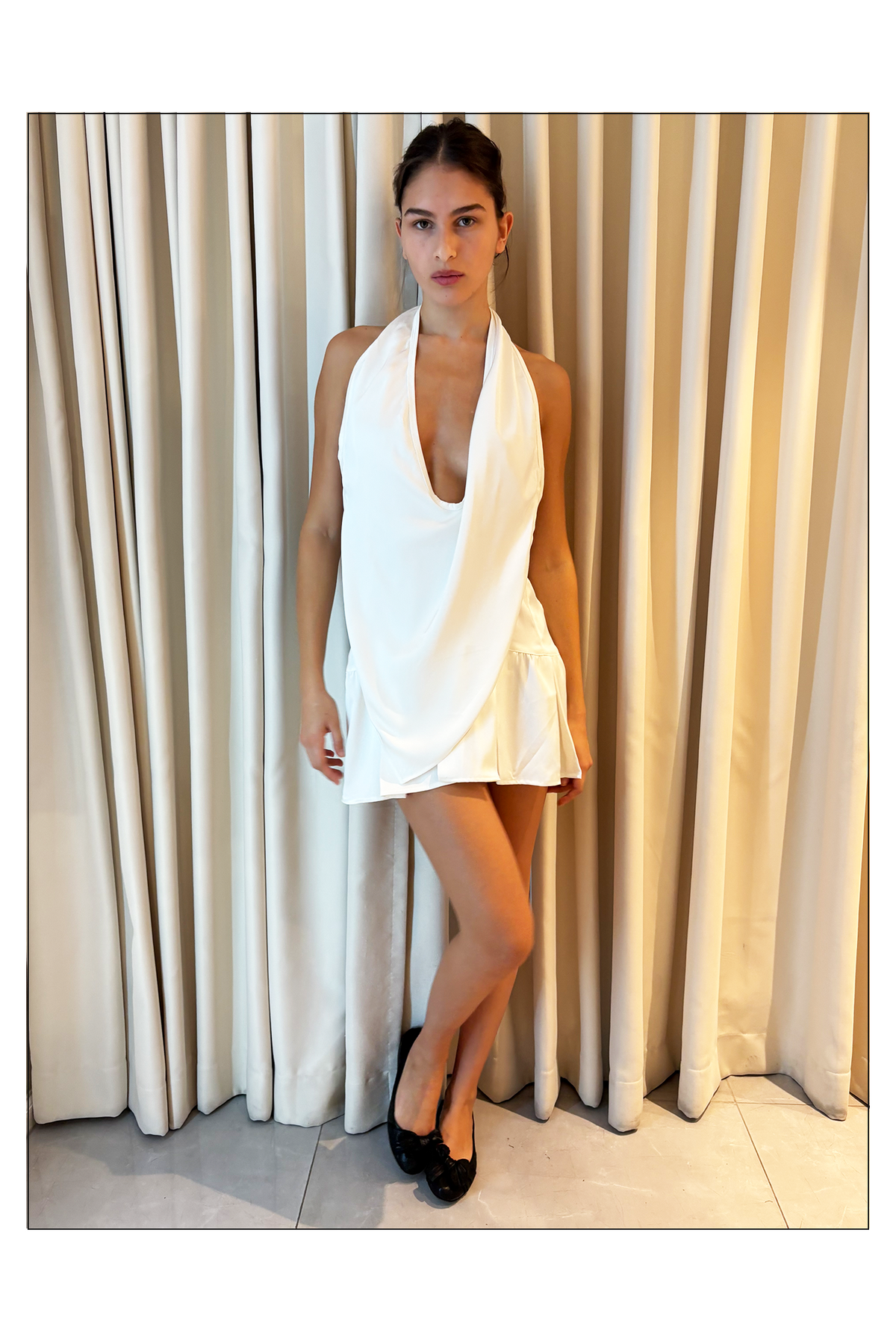SERENA DRESS SATIN