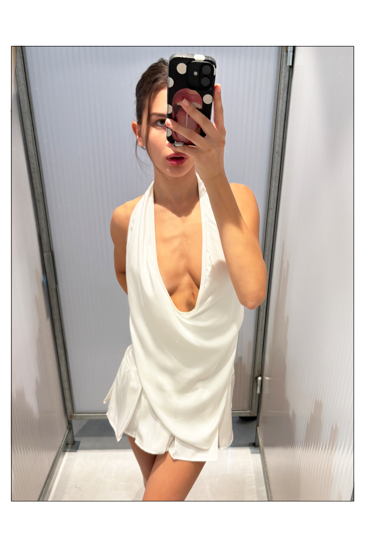SERENA DRESS SATIN